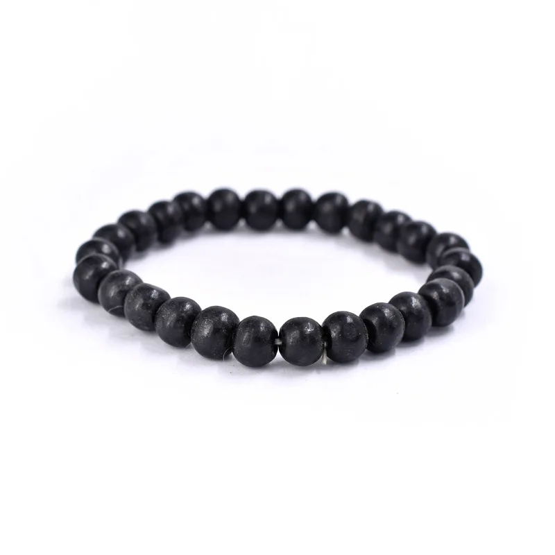 

Wrap Bracelets Men Women Hemp Leaf Wood Beads Adjustable Genuiene Leather Wristbands