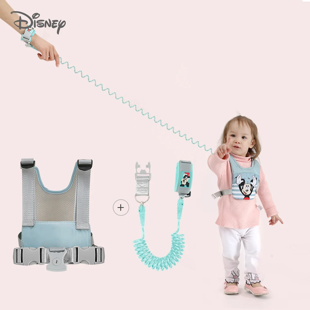 Disney 2 в 1 детский жилет с ремнем для защиты от потери запястья ремень безопасности