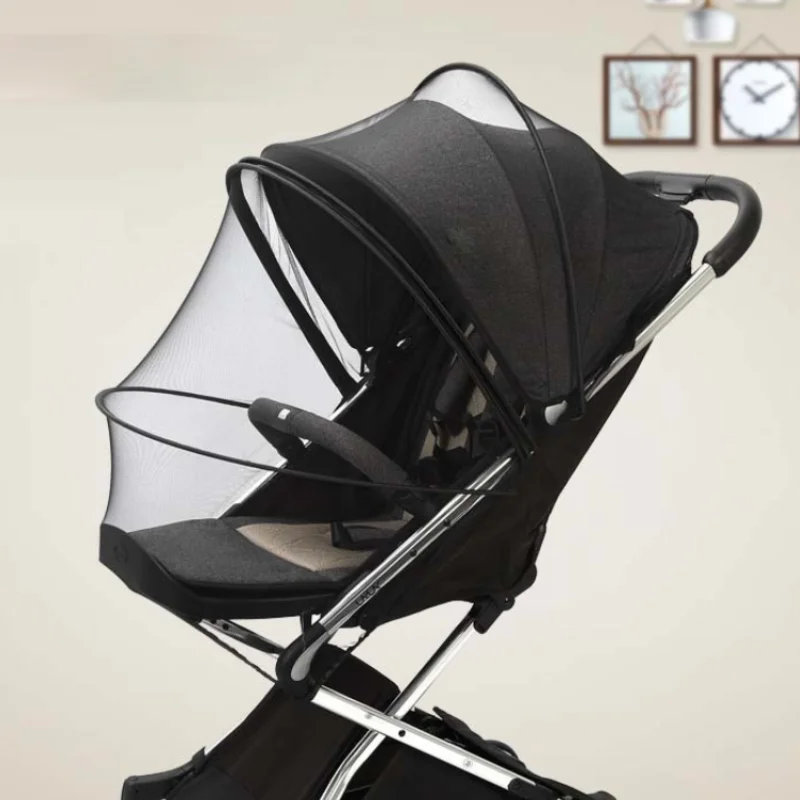 Zipper type fly protection accessories children's crib summer mesh carriage full cover mosquito net baby stroller trolley