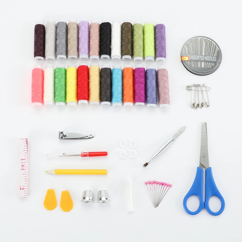 84 шт. портативный дорожный набор для шитья|Швейные инструменты и аксессуары| |