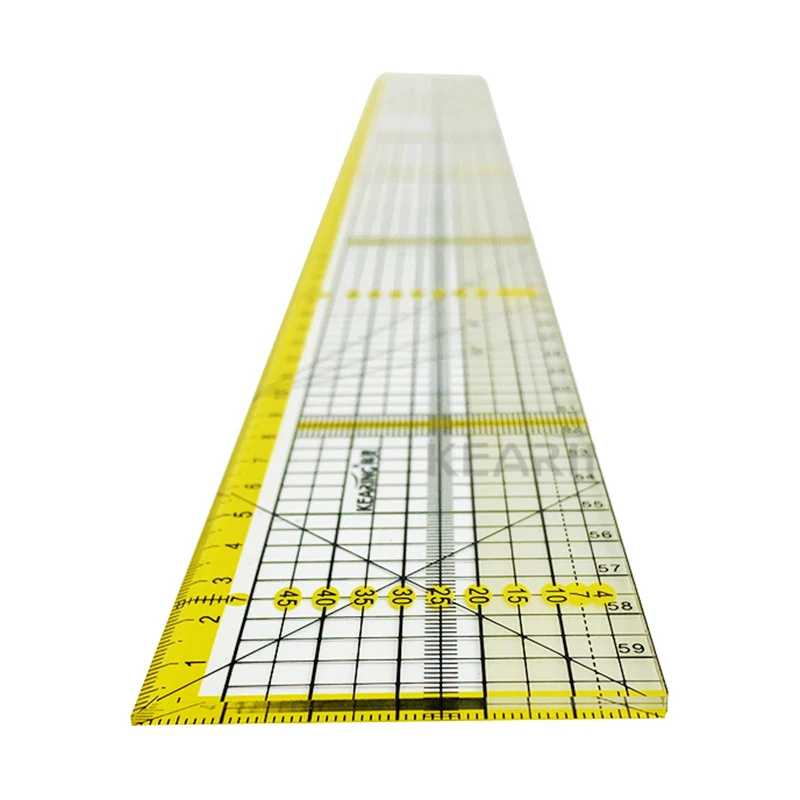 New Quilting Ruler Acrylic Quilters with Double Colored Grid Lines for Easy Precision Cutting Sewing | Канцтовары для офиса и