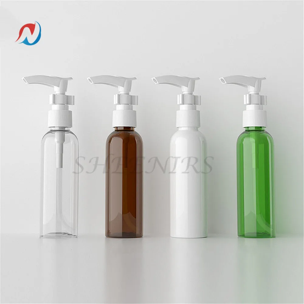 

Sheenirs 12PCS 60ml 2oz round shoulder PET plastic emulsion bottle with spigot pump Travel Bottles Lotion Dispenser Pump Bottle