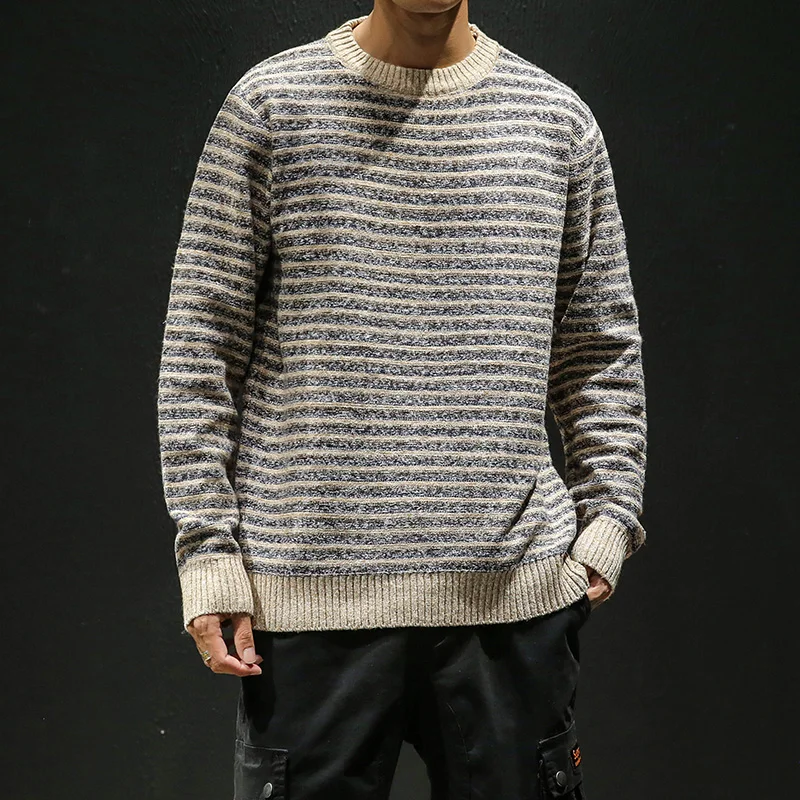Мужской осенне зимний облегающий пуловер с круглым вырезом|pullover boy|pullover menpullover women