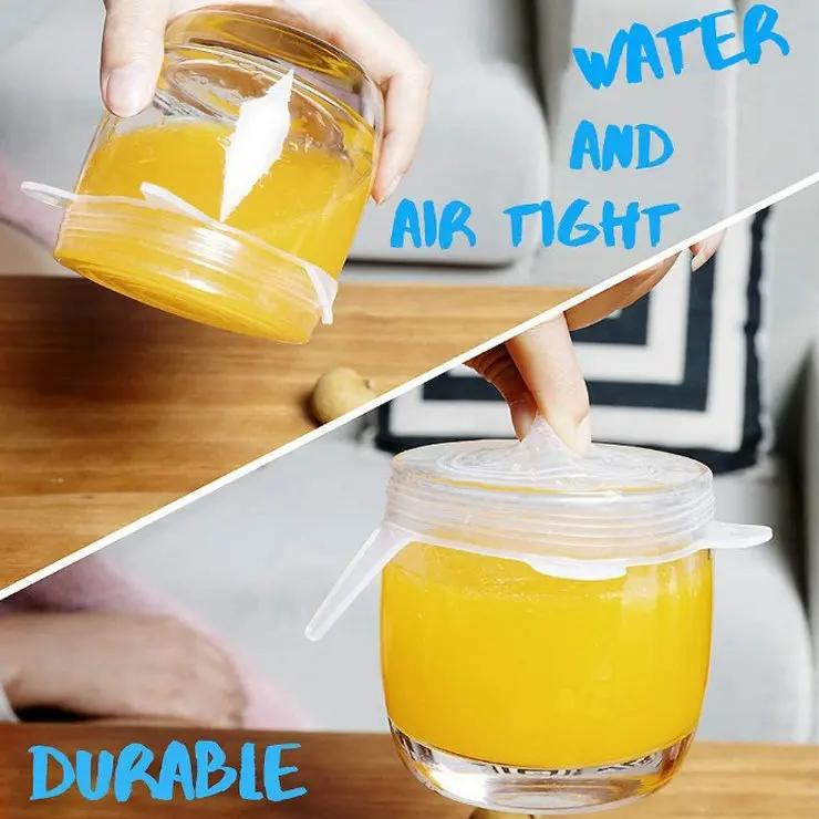 6 шт. силиконовые регулируемые эластичные крышки для чаши | Дом и сад