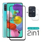 Чехол 2 в 1 A51 для samsung galaxy A 51, защитный чехол для телефона samsunga51 Sam glaxay с защитным стеклом для камеры, бронированный лист