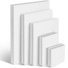 5 упаковок, растягивающийся белый холст, прямоугольная фотография для рисования, 100% хлопковая художественная качественная холщовая доска без кислоты