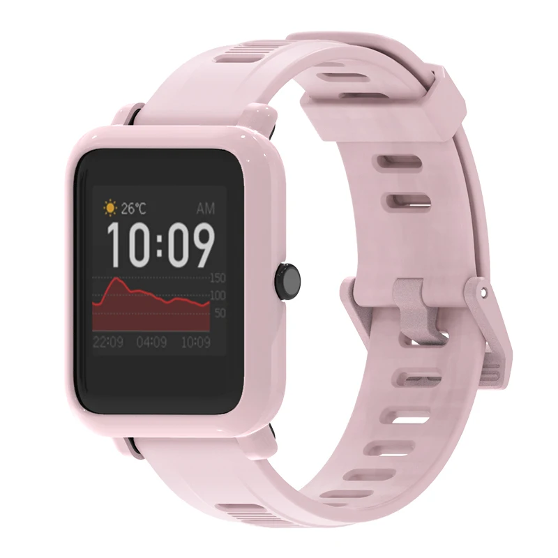 

For Amazfit Bip Silicone Wristbands for Huami Amazfit Bip 1S Smart Wristbands 20mm