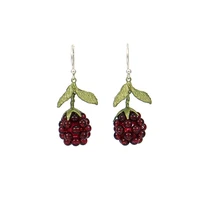 luxury creative brand design pomegranate earring women party wedding accessories fruit earrings earrings holiday gifts