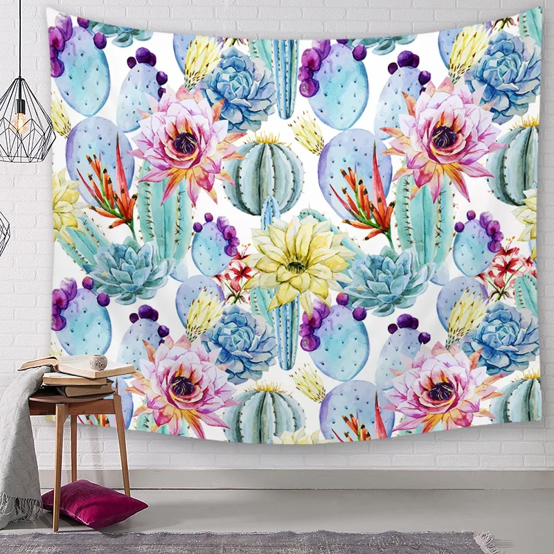 

Hot Sale Digital Printing Tapestry Wall Decor Blanket Beach Towel Tablecloth Flower Room Decor Room Decor
