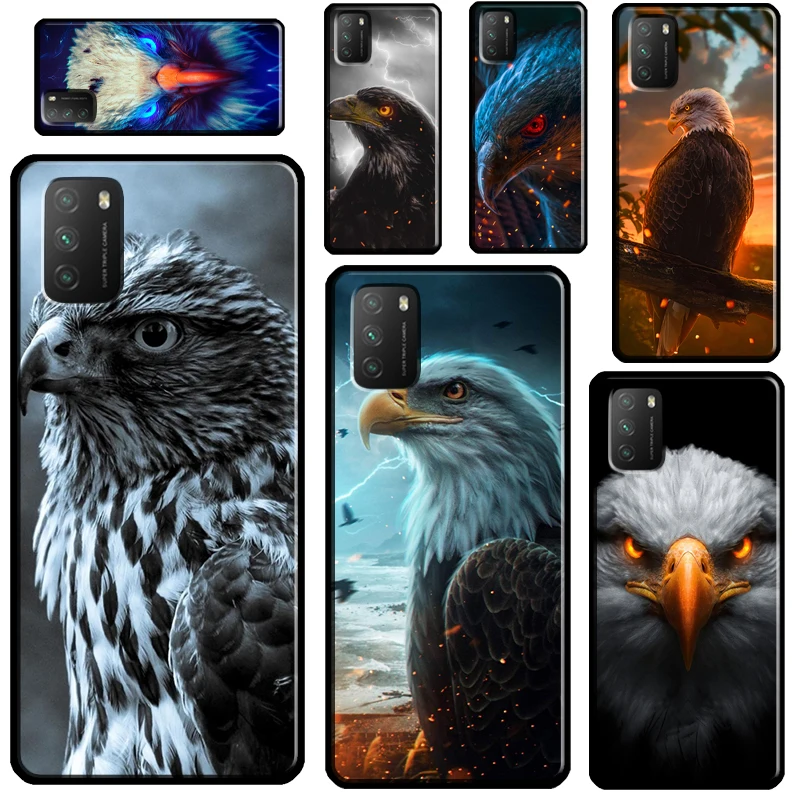 

Eagle Hawk Bird Animal For POCO X3 Pro GT X4 M4 M3 F1 F2 F3 Phone Case For Xiaomi Mi 11T 12 Pro 12X Mi 11 Lite