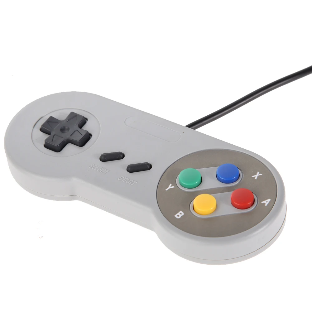 2 шт. USB Игровые колодки классический Famicom контроллер для супер Nintendo SNES PC MAC PSP