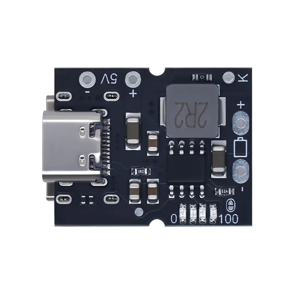 Type-C USB 5V 2A Boost Converter Step-Up Power Module Lithium Battery Charging Protection Board LED Display For DIY Charger | Электронные