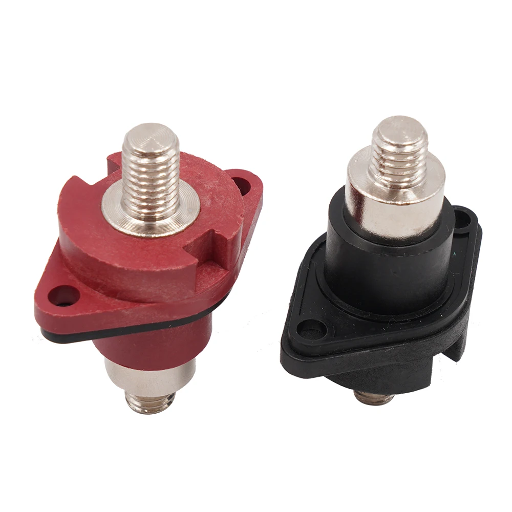 

1pc 200A Through Type Energy Storage Backup Power Supply Terminal Battery Pole Terminal High Current Threaded Terminal