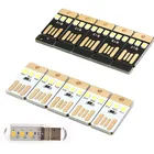 Карманная мини-карта, 15 шт., USB-брелок, светодиодный ночник 0,2 Вт, светодиодная лампа USB светодиодный светодиодная лампа, книжсветильник ильник для ноутбука, ПК, внешний аккумулятор, ночная лампа