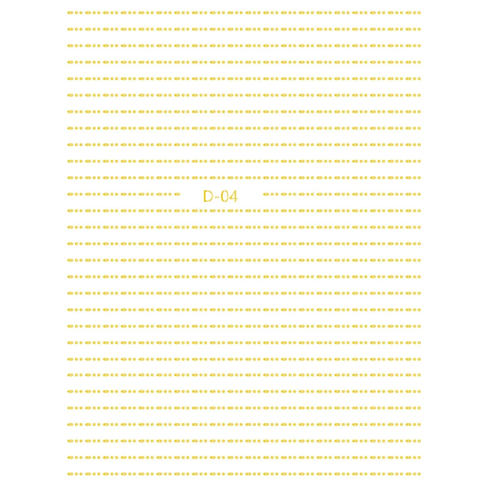 Золотая 3D наклейка для ногтей 1 шт. изогнутая полоса линия s клейкая полоска