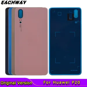 Чехол для Huawei P20, задняя крышка батарейного отсека EML L29 L22, стеклянная крышка корпуса, задняя панель с объективом камеры Huawei P20