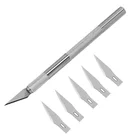 Набор инструментов для резьбы по металлу нож для скальпеля, защитная бумага дюйма, нескользящий нож для резьбы по скульптуре