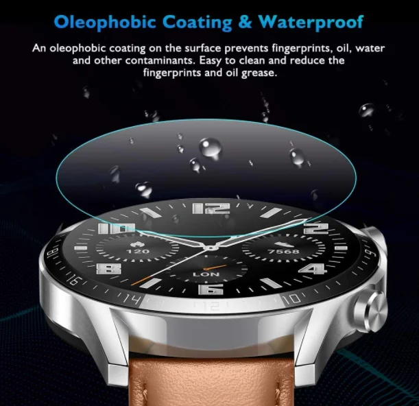 Закаленное стекло для защиты экрана часов Samsung Galaxy Watch 46 мм 42 Защитная пленка