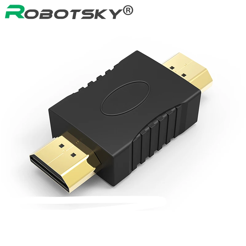 

High quality HDMI to HDMI male to Male Gold-plated Coupler Connectors EXtender Adapter Converter For HDTV Laptop Projector