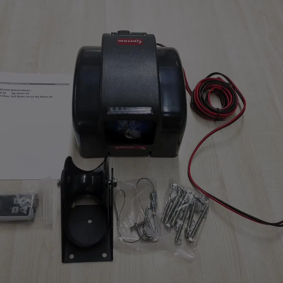 

big water 45lbs winch for fresh water Autodepoly Standard Anchor Electric Winch 45 Lb fresh water electric anchor winch GDY-AC45