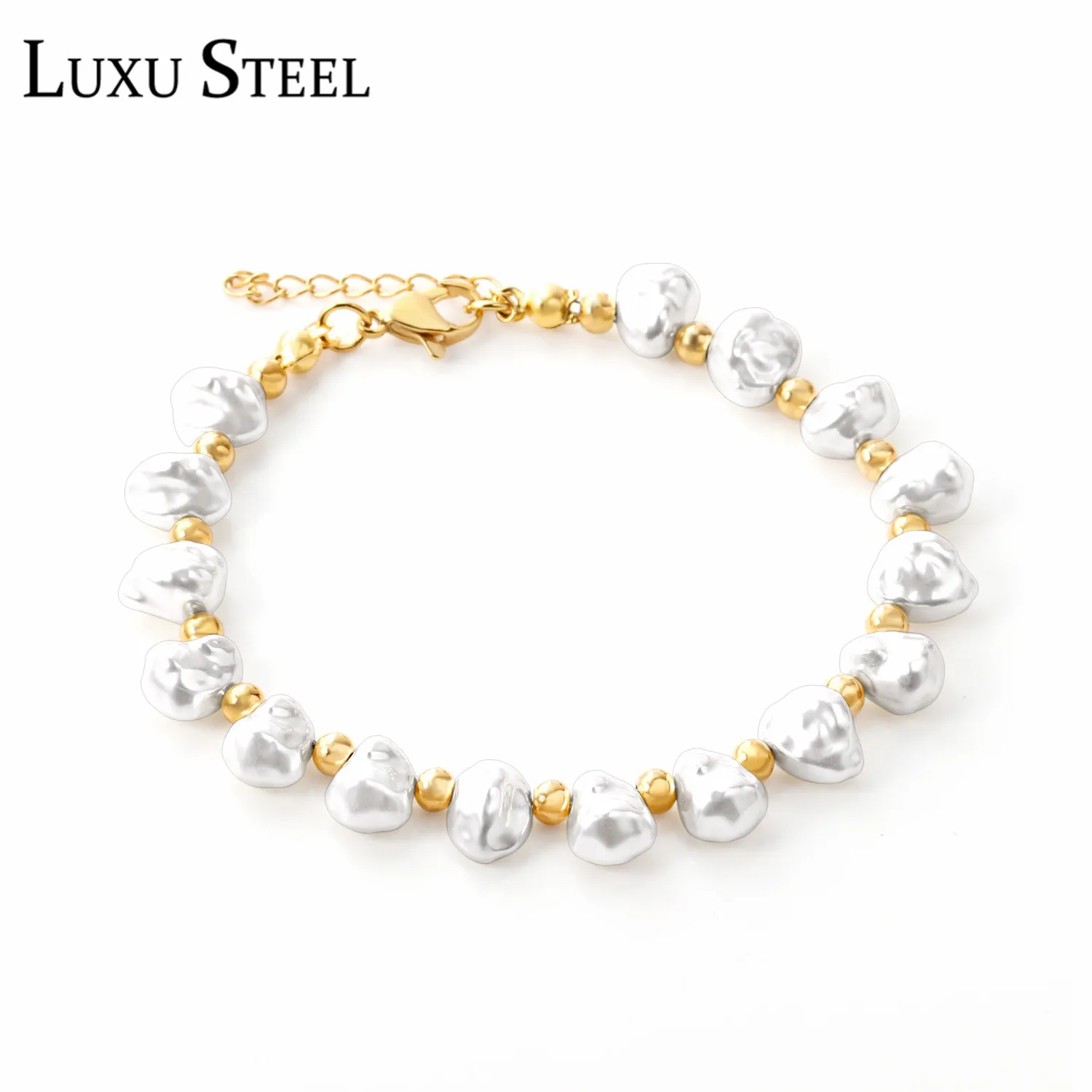 Новейшие нестандартные браслеты LUXUSTEEL в виде ракушек для женщин подарок на