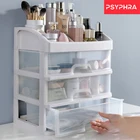 Контейнер для косметики, коробка для украшений, органайзер для макияжа, ящики, пластиковая коробка для хранения косметики, держатель для кистей для макияжа, органайзеры