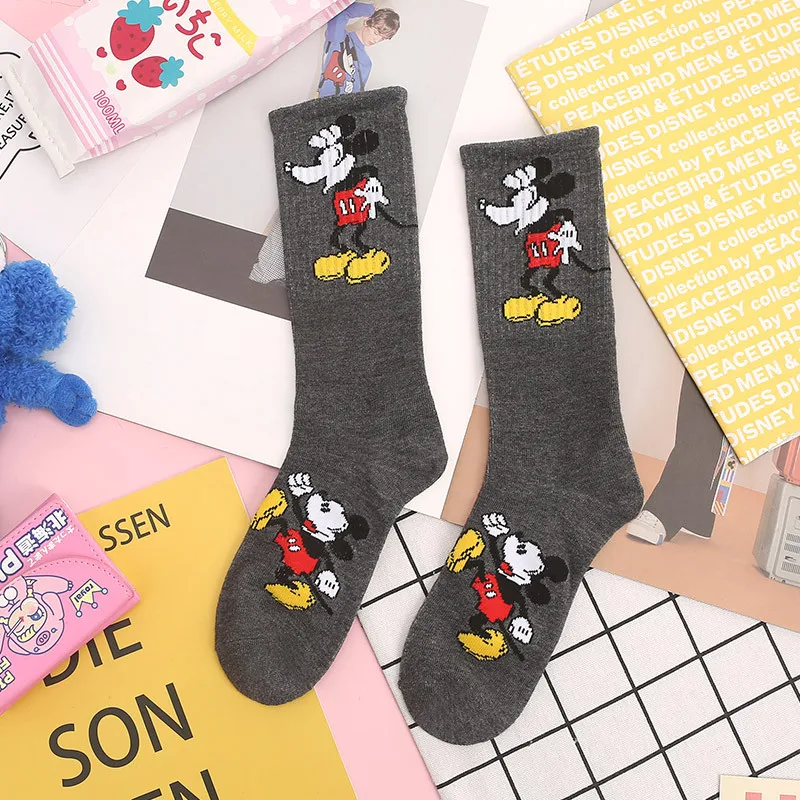 1 пара хлопковые дышащие носки с логотипом Микки-Мауса | Мать и ребенок