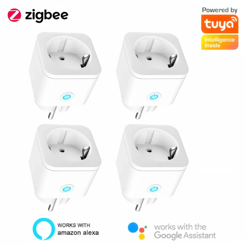 

Умная розетка ZigBee, стандарт ЕС, 16 А, монитор питания, таймер, умный дом, беспроводная Совместимость с Amazon, Alexa, Google Home Assistant