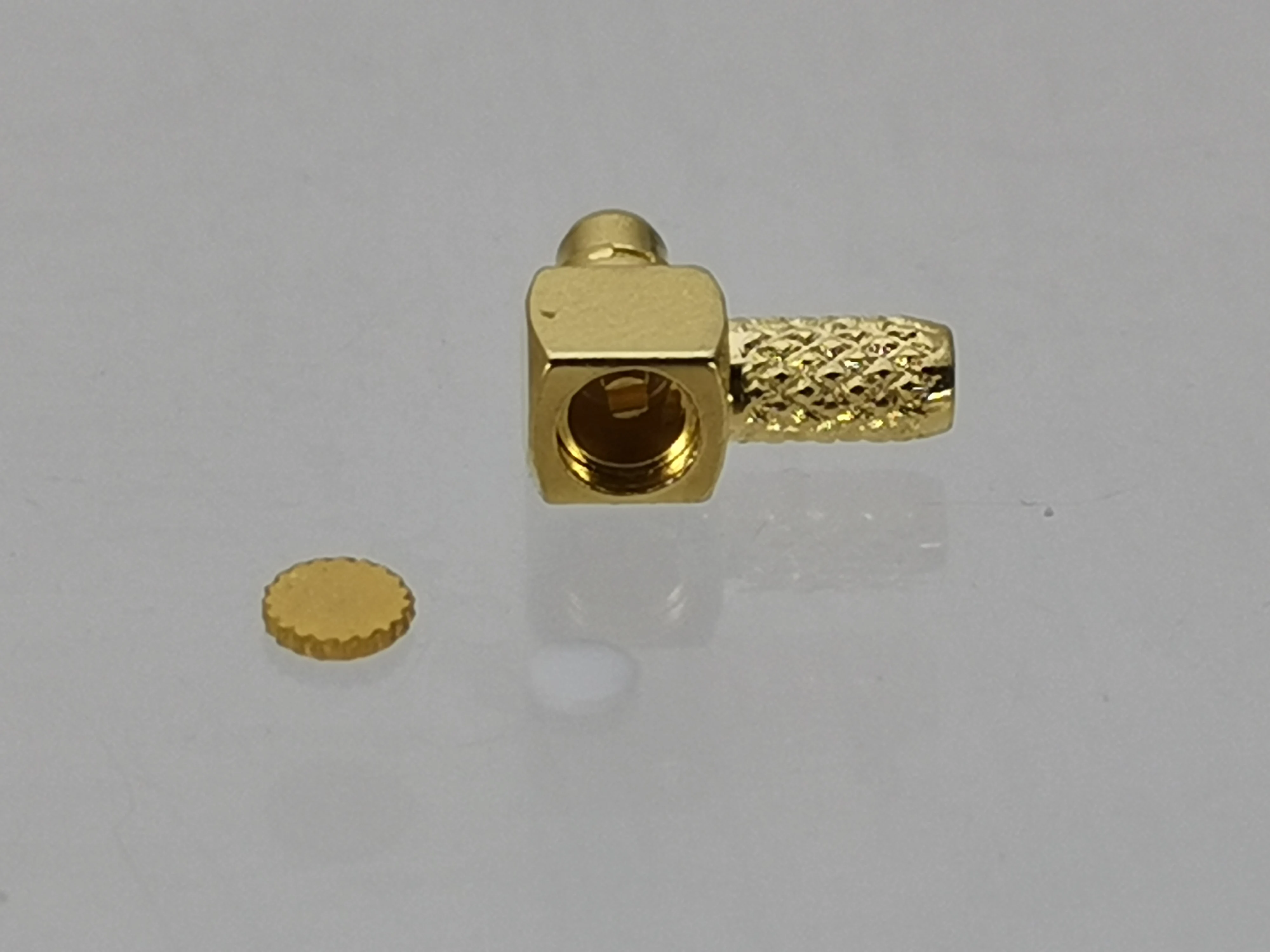 Штекер MMCX RG174 с прямым углом RG316 LMR100 RF коаксиальный разъем|connector crimp|connector plugconnector male