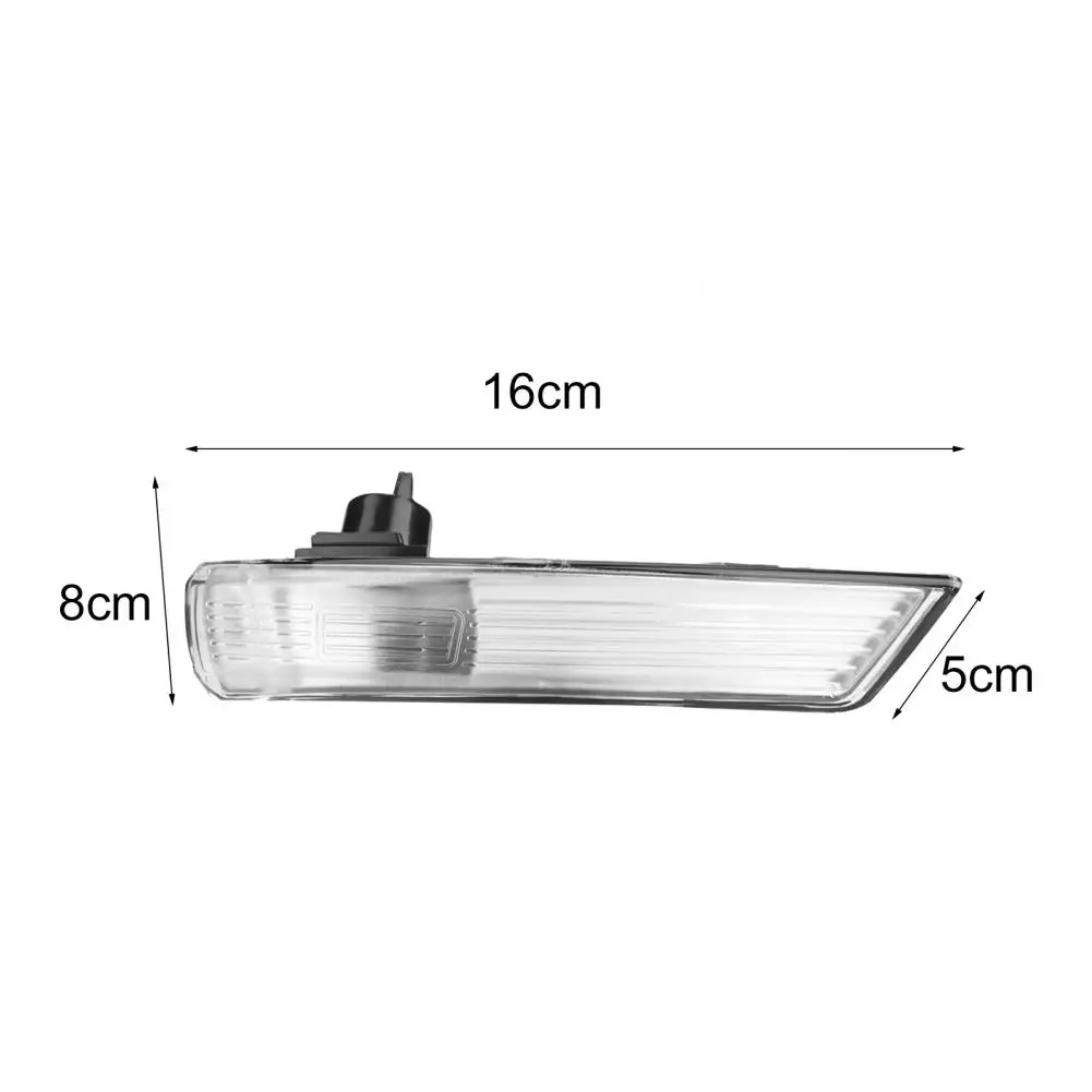 

1 Pair Auto Car Signal Light Cover High Transmittance Waterproof ABS Signal Light Cover Replacement 8M5113B381AA for Ford Focus
