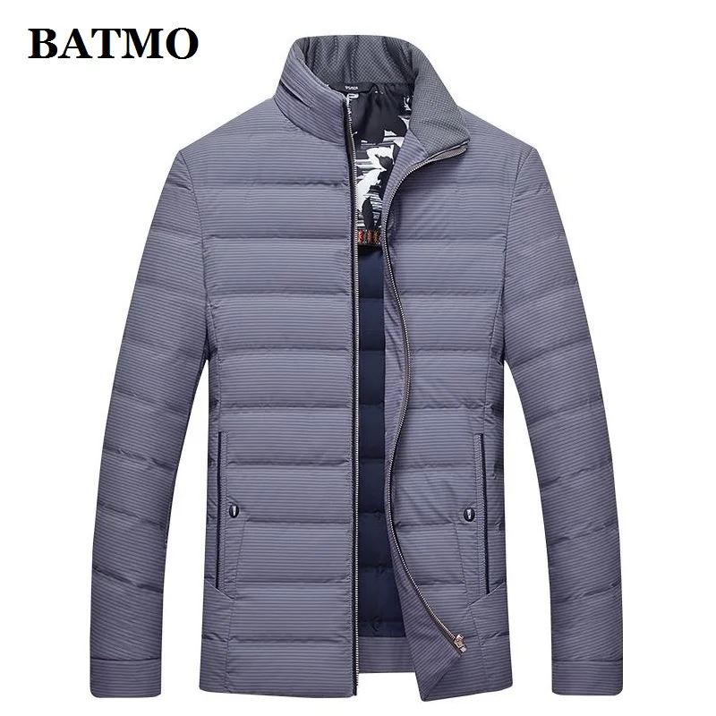 BATMO 2019 Новое поступление осень и зима высокое качество 80% белый утиный пух тонкие