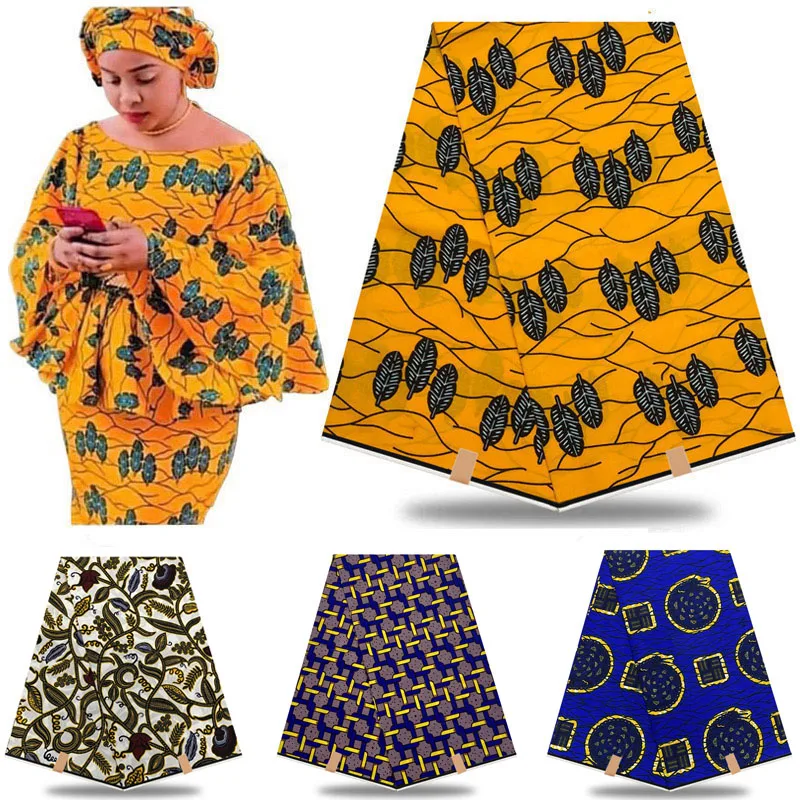 Новое поступление 2021 гарантированно настоящий воск африканская Анкара Гана 6