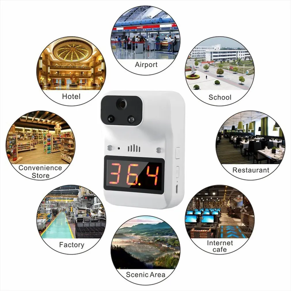 

Universial multi-function K3 plus Wall-mounted thermometer digital display screen Infrared No Contact Machine