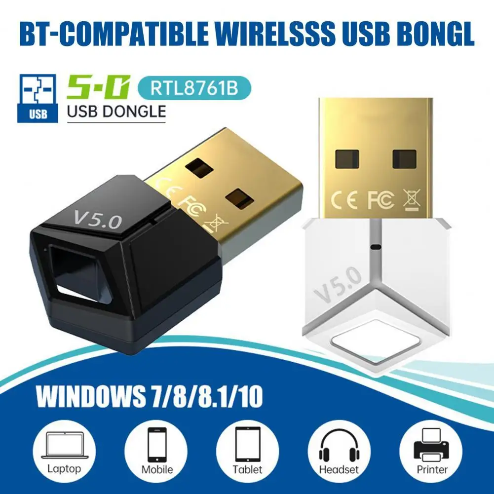 

Bluetooth-совместимый приемник передатчик Plug Play беспроводной эмиттер мини BT 5,0 безбарьерный адаптер для клавиатуры компьютера