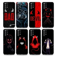 devil bad boy anime clear phone case for samsung a01 a02s a11 a12 a21 s a31 a41 a32 a51 a71 a42 a52 a72 soft silicon