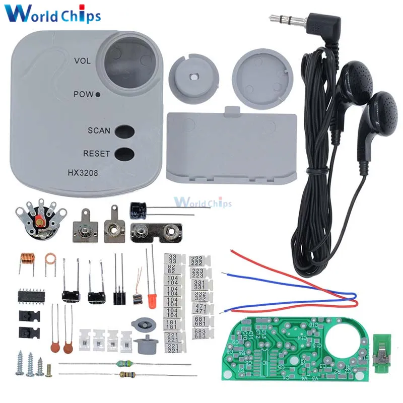 HX3208 Radio Electronic DIY Kits FM Frequency Modulation Micro SMD Radio Module 1.8V-3.5V High Sensitive