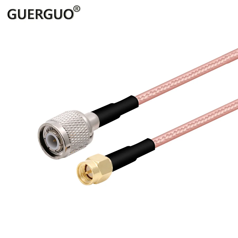 

SMA Male Plug to RP TNC Male Plug Connector SMA-RP TNC Coaxial RF Adaptor With RG178 Pigtail Cable 15CM 6"