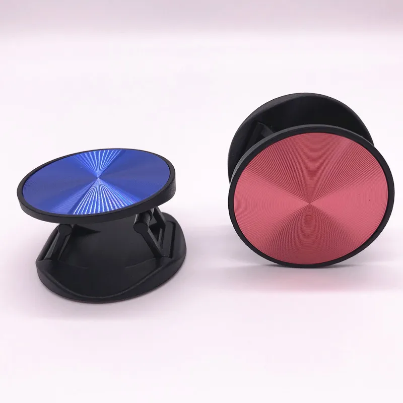 20pcs metal plate round pocket mobile phone folding stretch bracket phone holder support free global shipping