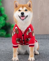christmas dog clothes cardigan winter cat puppy yorkie poodle pomeranian schnauzer pug french bulldog sweater
