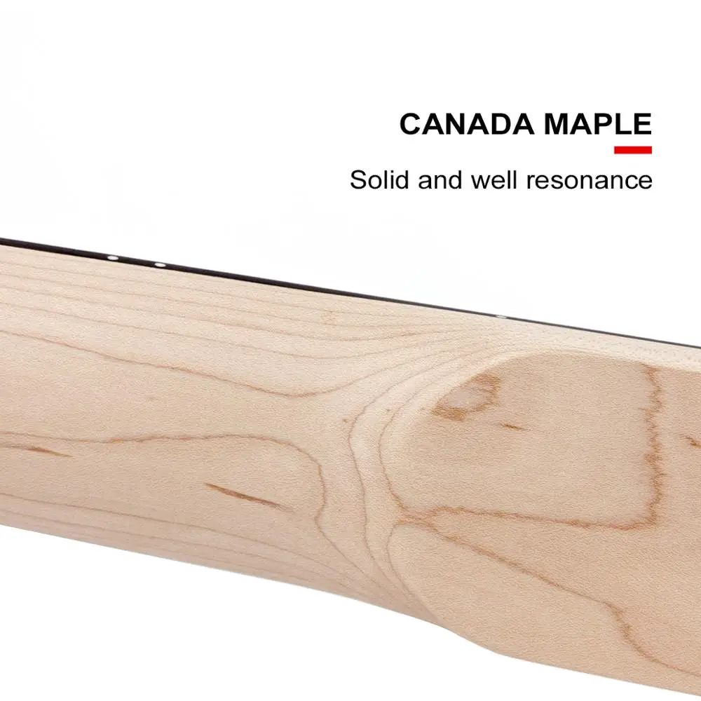 kmise elektrische gitarre neck 4 string kanada ahorn für jazz bass jb 21 bünde bolt auf 38 mm mutter natur satin free global shipping