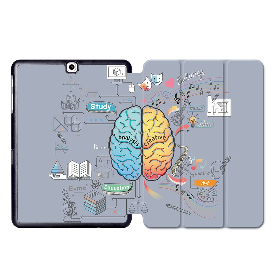 SS13 MTT чехол из искусственной кожи для samsung Galaxy Tab S2, 9,7 дюймов, трехслойный флип-чехол с подставкой, умный чехол для планшета, SM-T810, T813, T815, T819 - Цвет: SS13