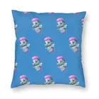 Милая квадратная наволочка в виде библь-мема, домашний декор, комиксные Аниме подушки, наволочка для диванной подушки для гостиной, двусторонняя печать