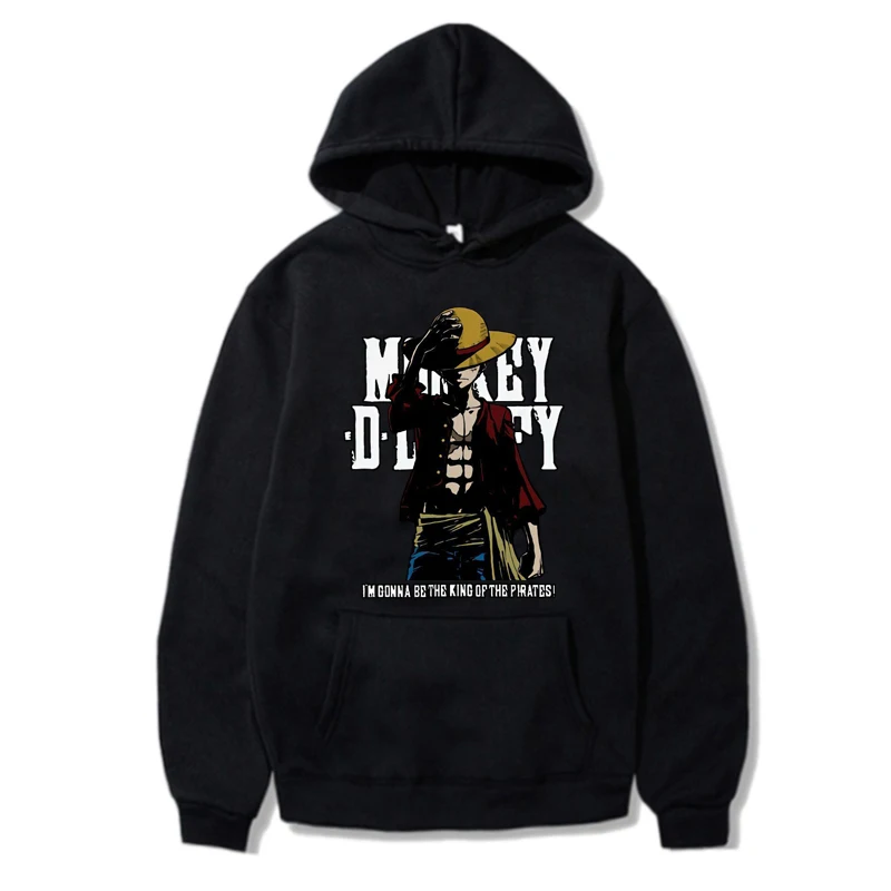 

Man Casual Fashion Graphic Sweatshirts Anime One Piece Luffy Hoodie Women Manga Pattern Harajuku Oversized Pullovers Unisex