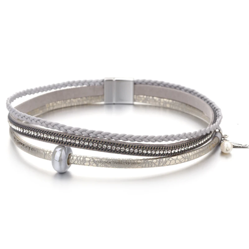 Amorcome многослойные ­ дважды оборачивающийся вокруг запястья обаятельные