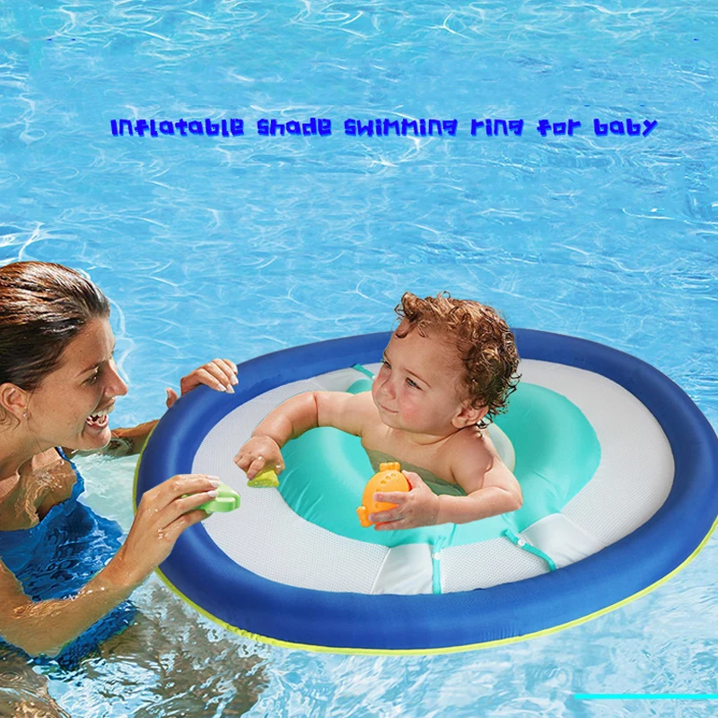 Детское однотонное плавающее кольцо не Надувное детское безопасное сиденье для