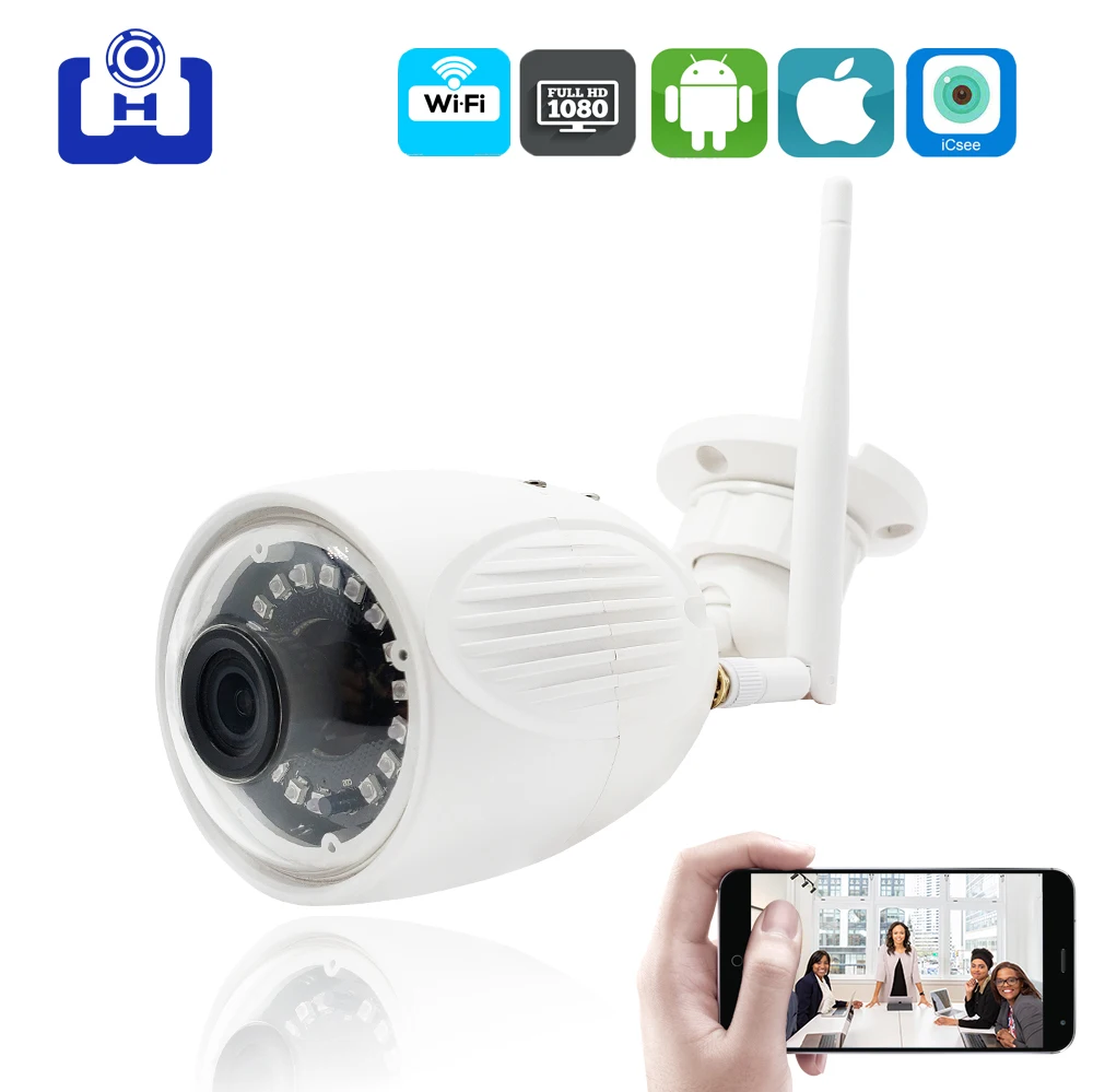 1080P HD wifi камера наружная беспроводная безопасности инфракрасная ночного видения
