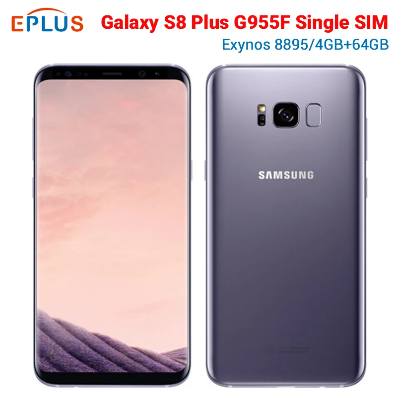 Новая глобальная версия samsung Galaxy S8 Plus S8+ G955F мобильный телефон Exynos 8895 Восьмиядерный 4 Гб ОЗУ 64 Гб 6," 12 МП NFC Android телефон