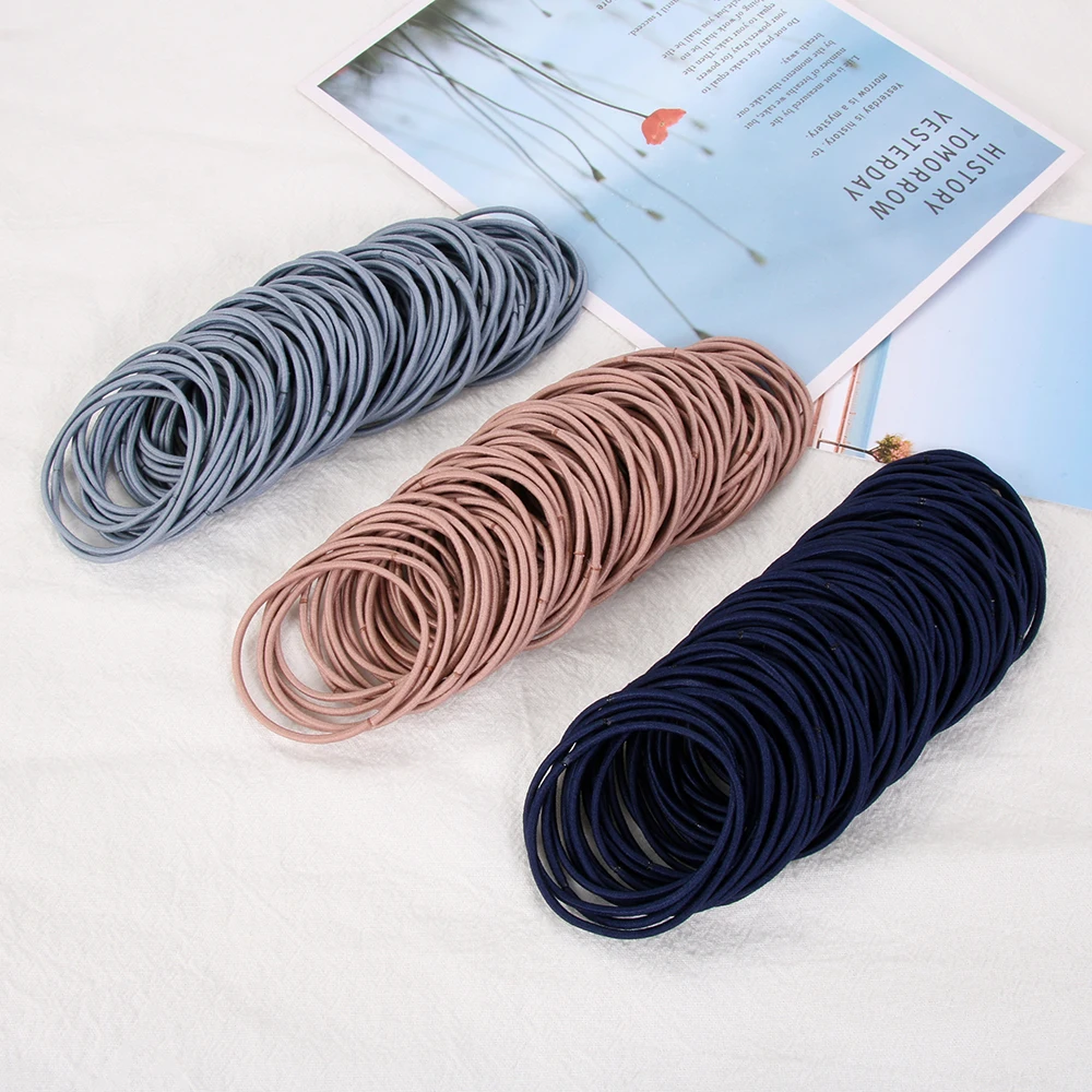 100 шт./компл. эластичные резинки для волос резинка девочек держатель конского