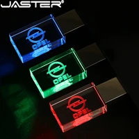 jaster opel crystal metal usb flash drive pendrive 4gb 8gb 16gb 32gb 64gb 128gb external storage memory stick u disk