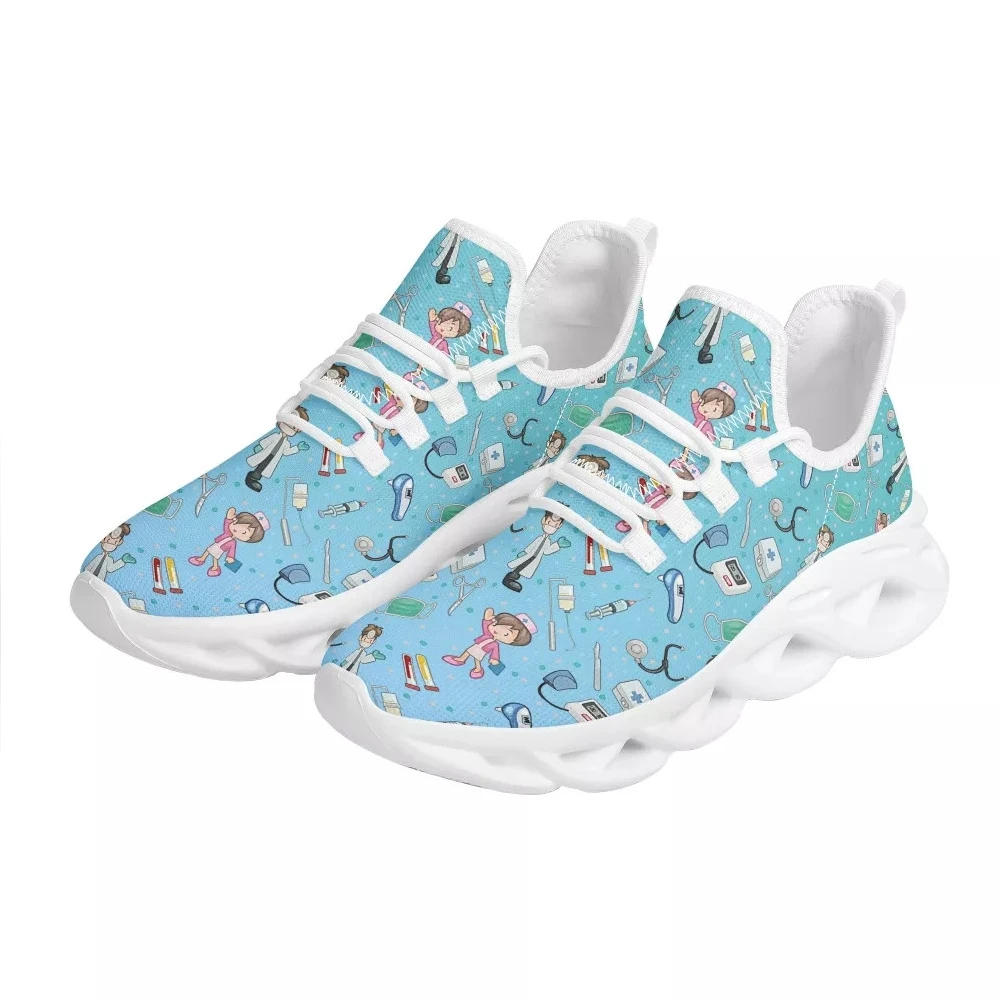 

Kui Liu Platforms Shoes Women Sneakers Cute Cartoon Nurse Printed Red Woman Sneakers New Shoes Couple Shoes Zapatos Dropshipping
